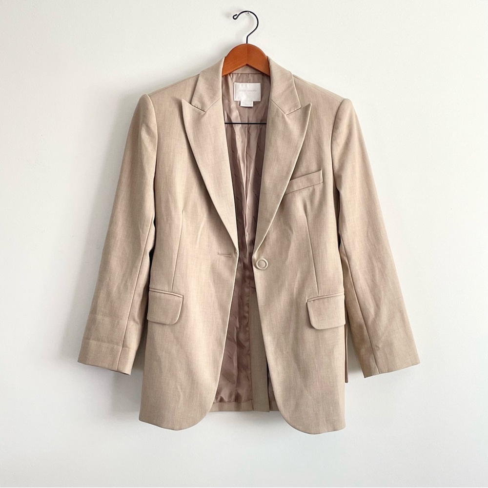 New Miss Sixty Blazer With Back Belt Women’s Size XS Tan Beige